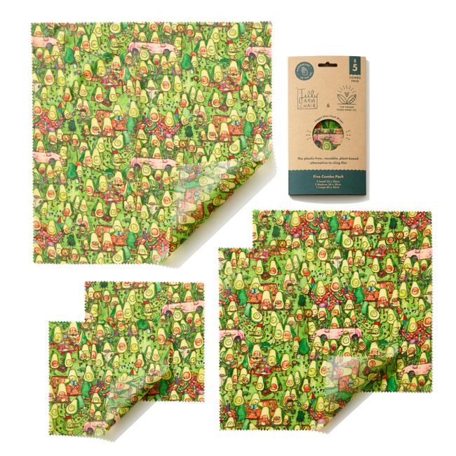 Jelly Armchair Avocado Park Print Vegan Wax Wraps