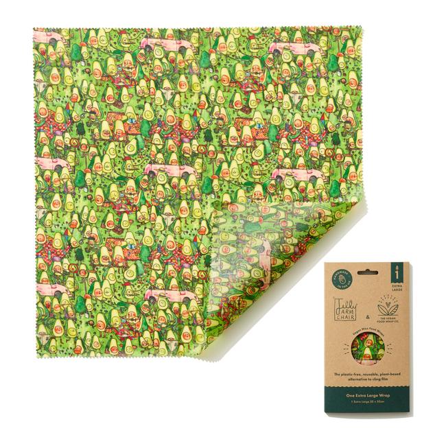 Jelly Armchair Avocado Park Print Vegan Wax Wraps