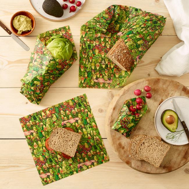 Jelly Armchair Avocado Park Print Vegan Wax Wraps