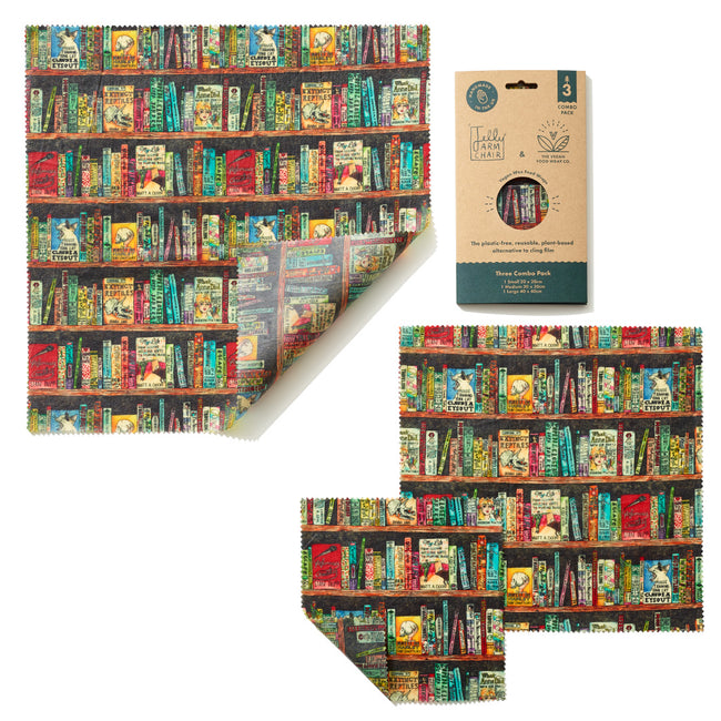 Jelly Armchair Authorful Puns Print Vegan Wax Wraps